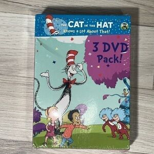 Dr. Seuss The Cat in The Hat dvd 3 pack NWT
